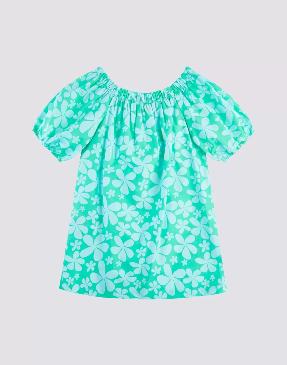 ABITO OFF SHOULDER CON STAMPA ROLLING FLOWER*Sundek Shop