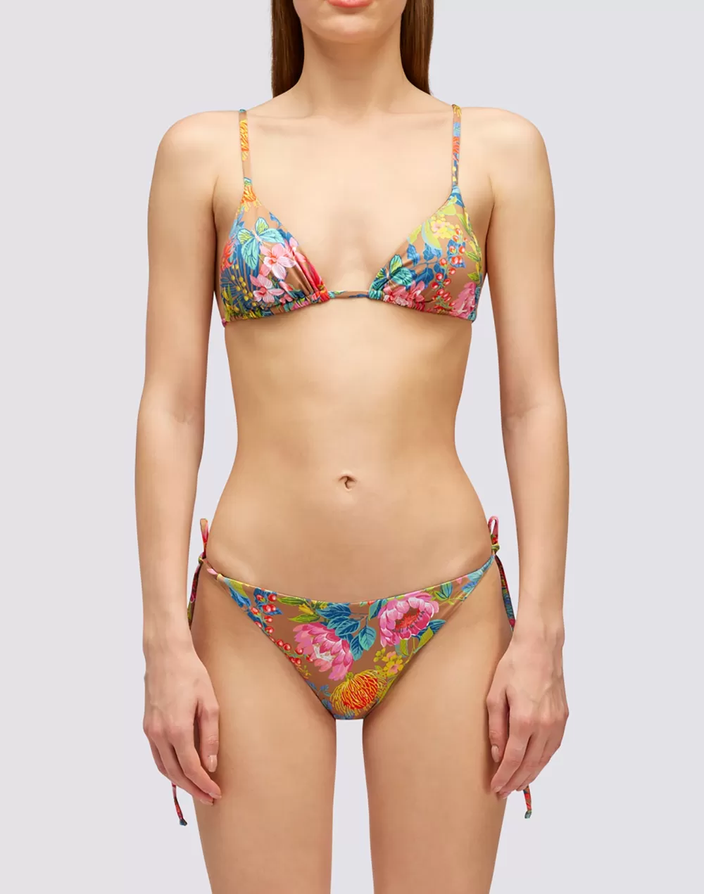 ANITA - SLIP CON FIANCHI REGOLABILI STAMPA WILD GARDEN*Sundek Cheap