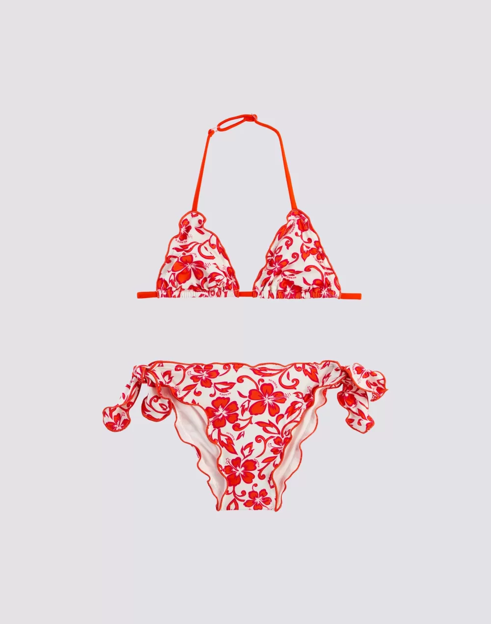 BIKINI BAMBINA CON STAMPA HIBISCUS SK23*Sundek Discount