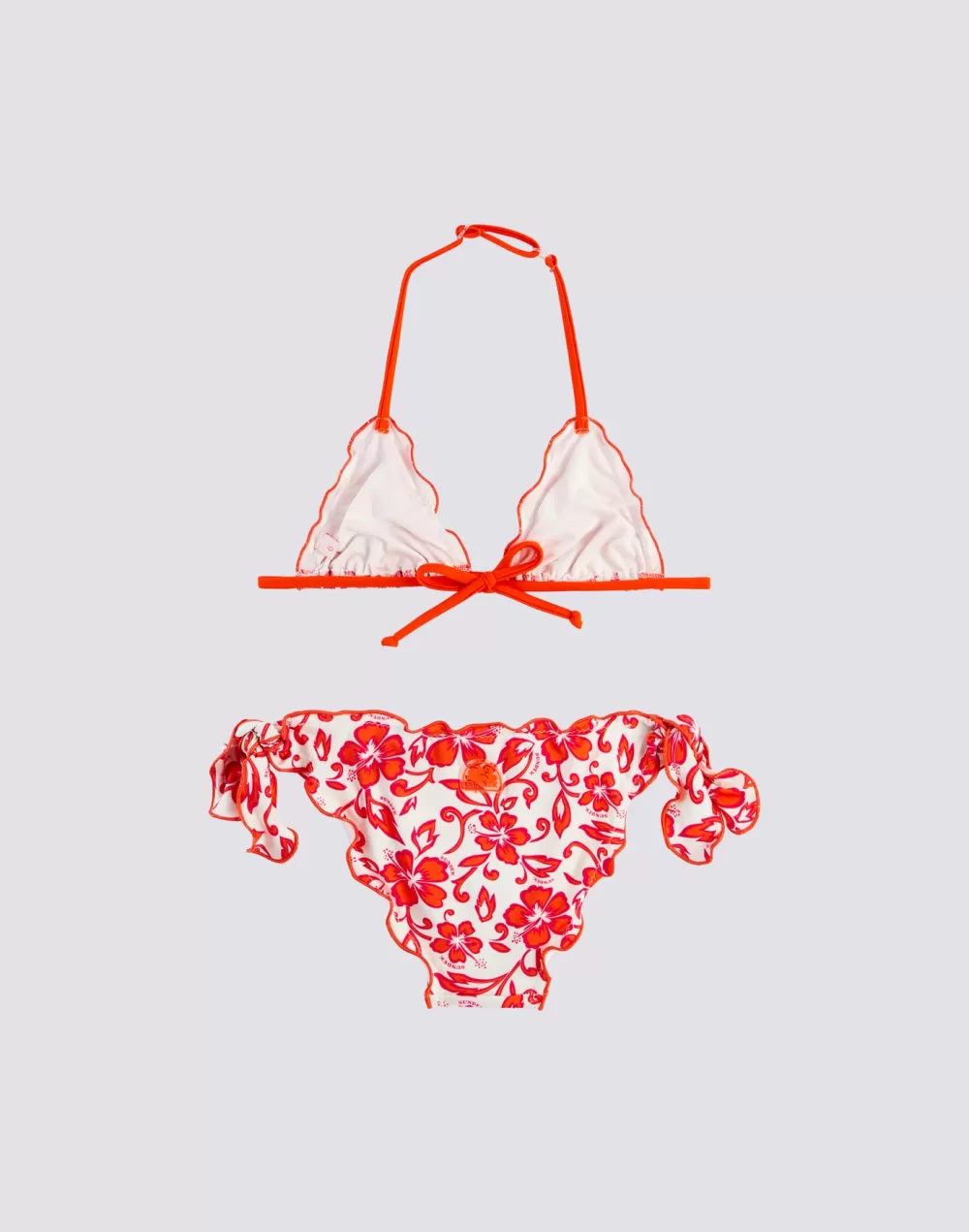 BIKINI BAMBINA CON STAMPA HIBISCUS SK23*Sundek Discount