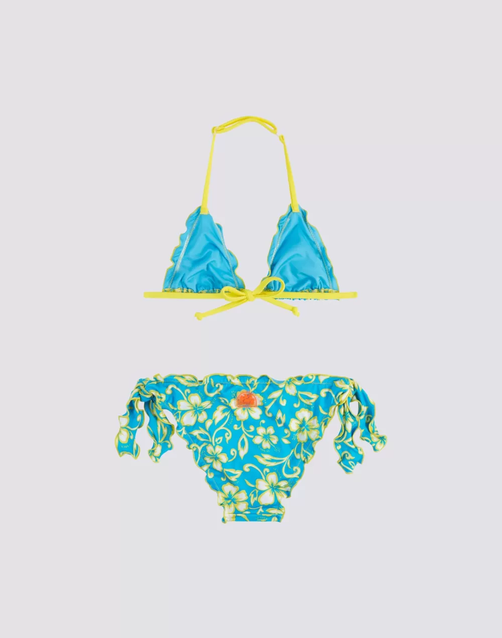 BIKINI BAMBINA CON STAMPA HIBISCUS SK23*Sundek Sale