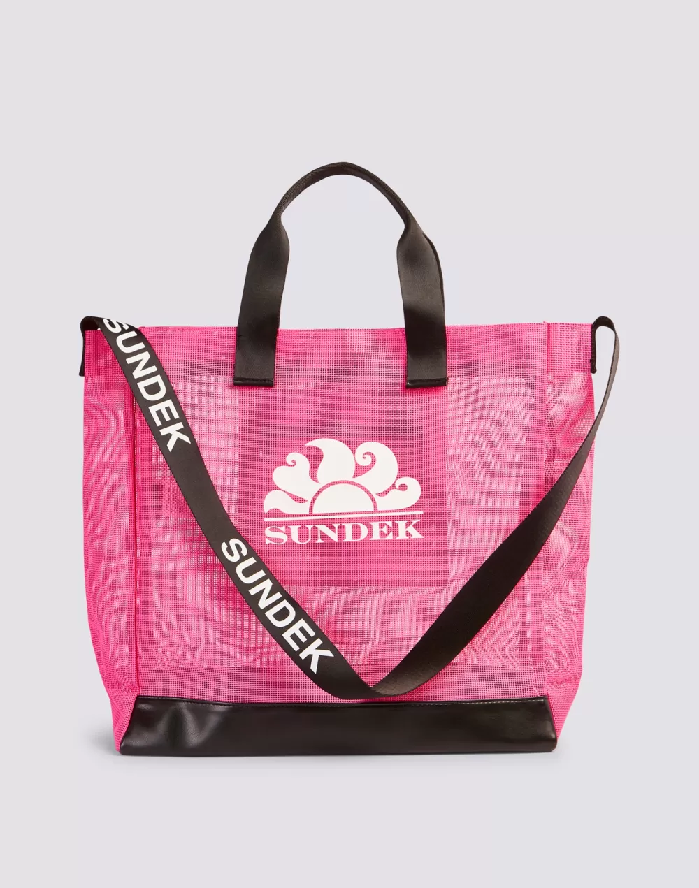 BORSA DA SPIAGGIA IN MESH CON LOGO*Sundek Sale