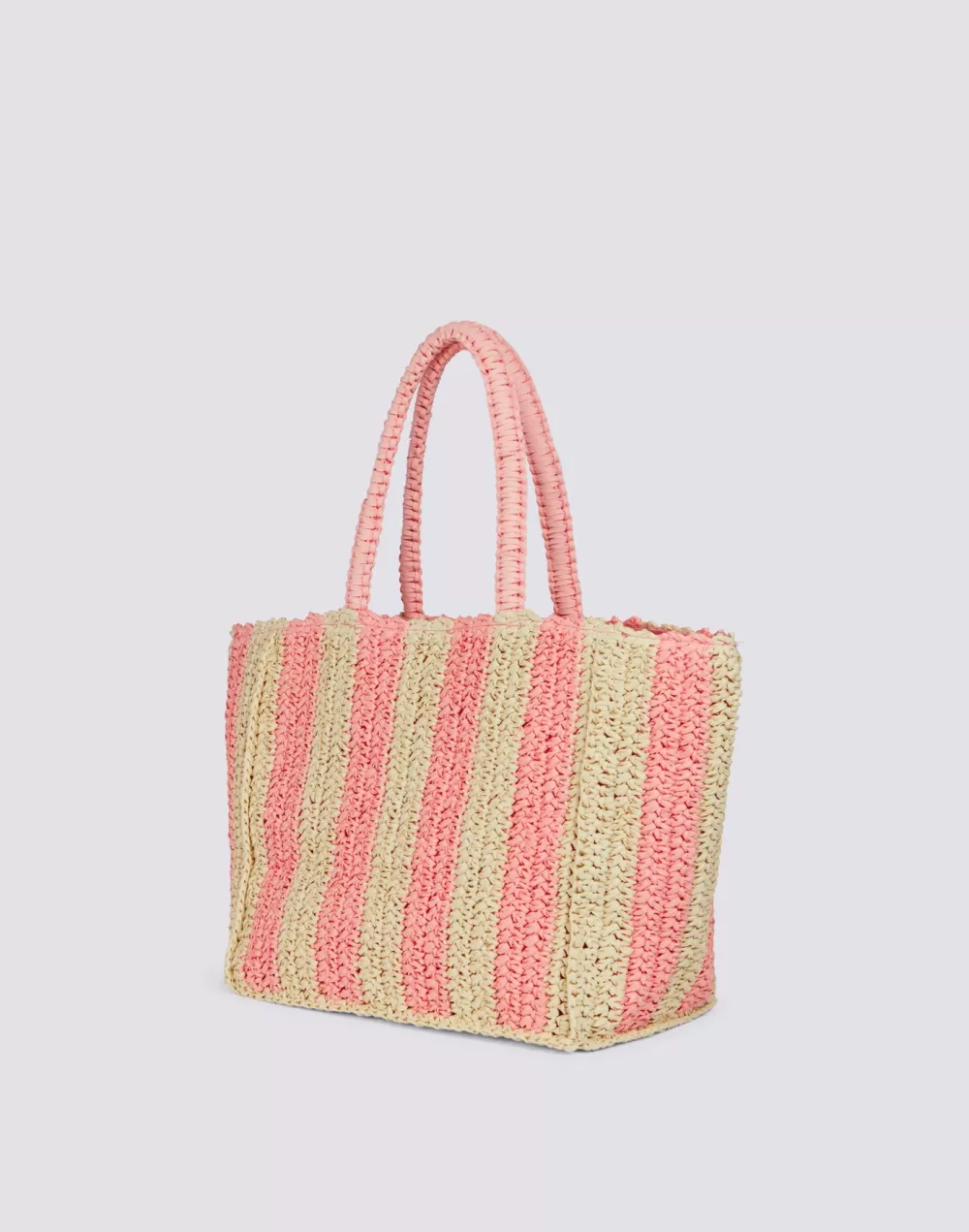 CHOU - BORSA IN PAPER STRAW CON LOGO RICAMATO*Sundek Store