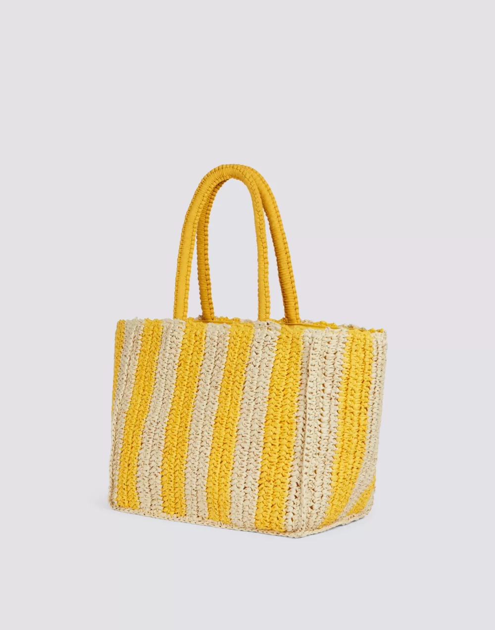 CHOU - BORSA IN PAPER STRAW CON LOGO RICAMATO*Sundek Online