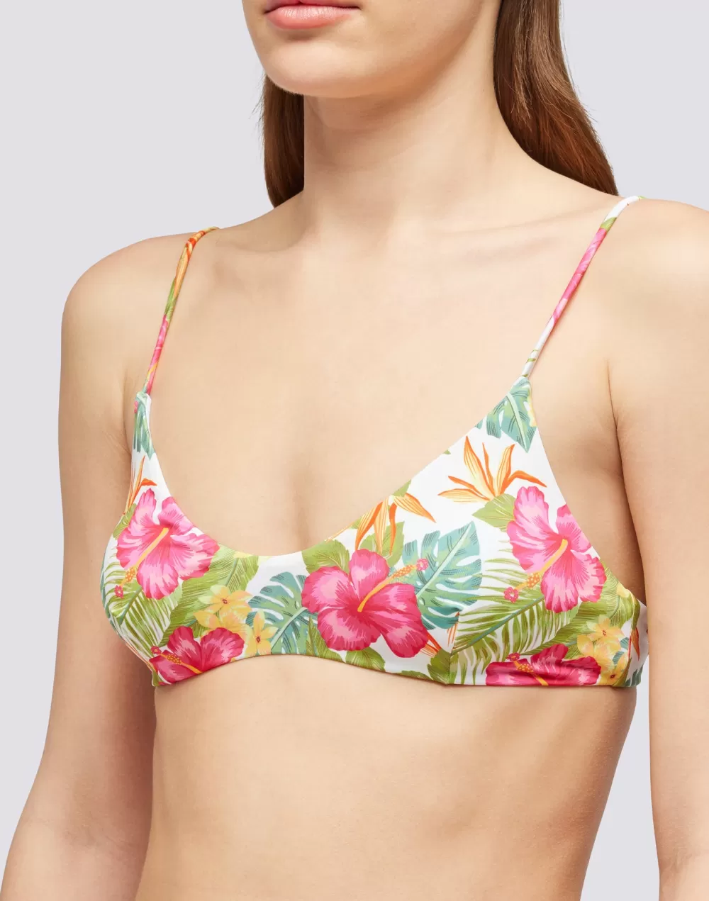 LAUDERDALE - TOP BRALETTE STAMPA TROPICANA*Sundek Online