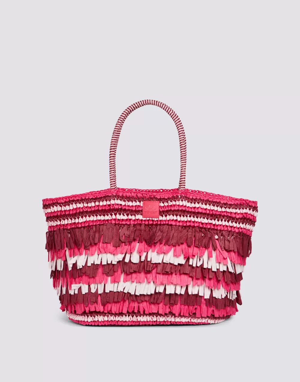 LIBERA - BORSA IN PAPER STRAW CON FRANGE*Sundek Store