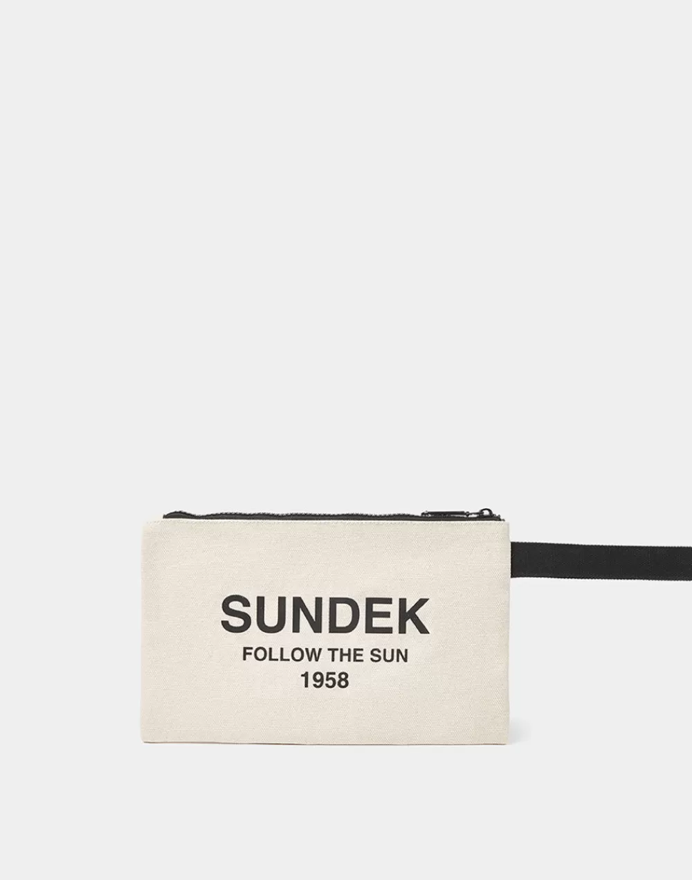 POCHETTE IN COTONE CANVAS STONE WASHED*Sundek Best Sale