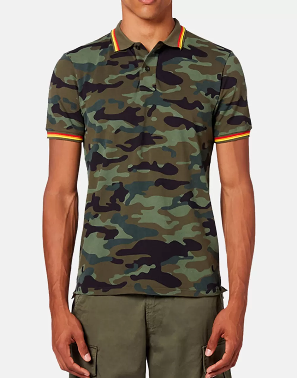 POLO BRICE CAMOUFLAGE*Sundek Clearance