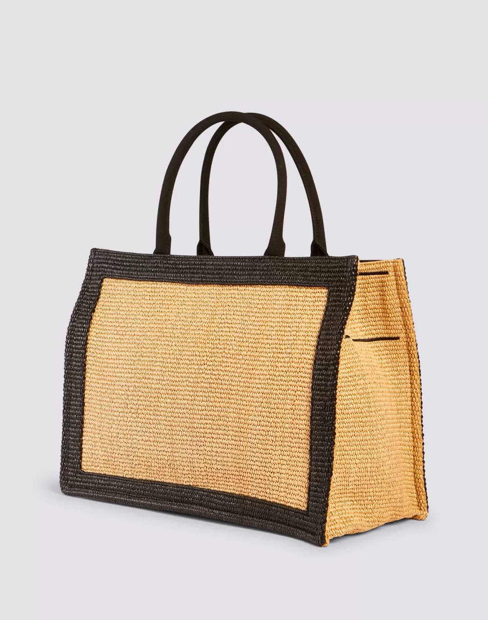 SHOPPING BAG IN RAFFIA CON LOGO RICAMATO*Sundek Flash Sale