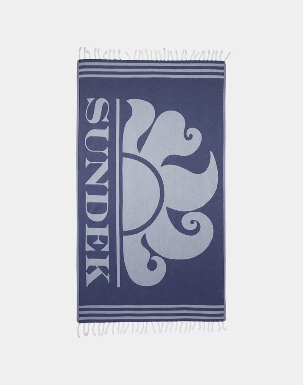 TELO MARE FOUTA JACQUARD CON LOGO*Sundek Cheap