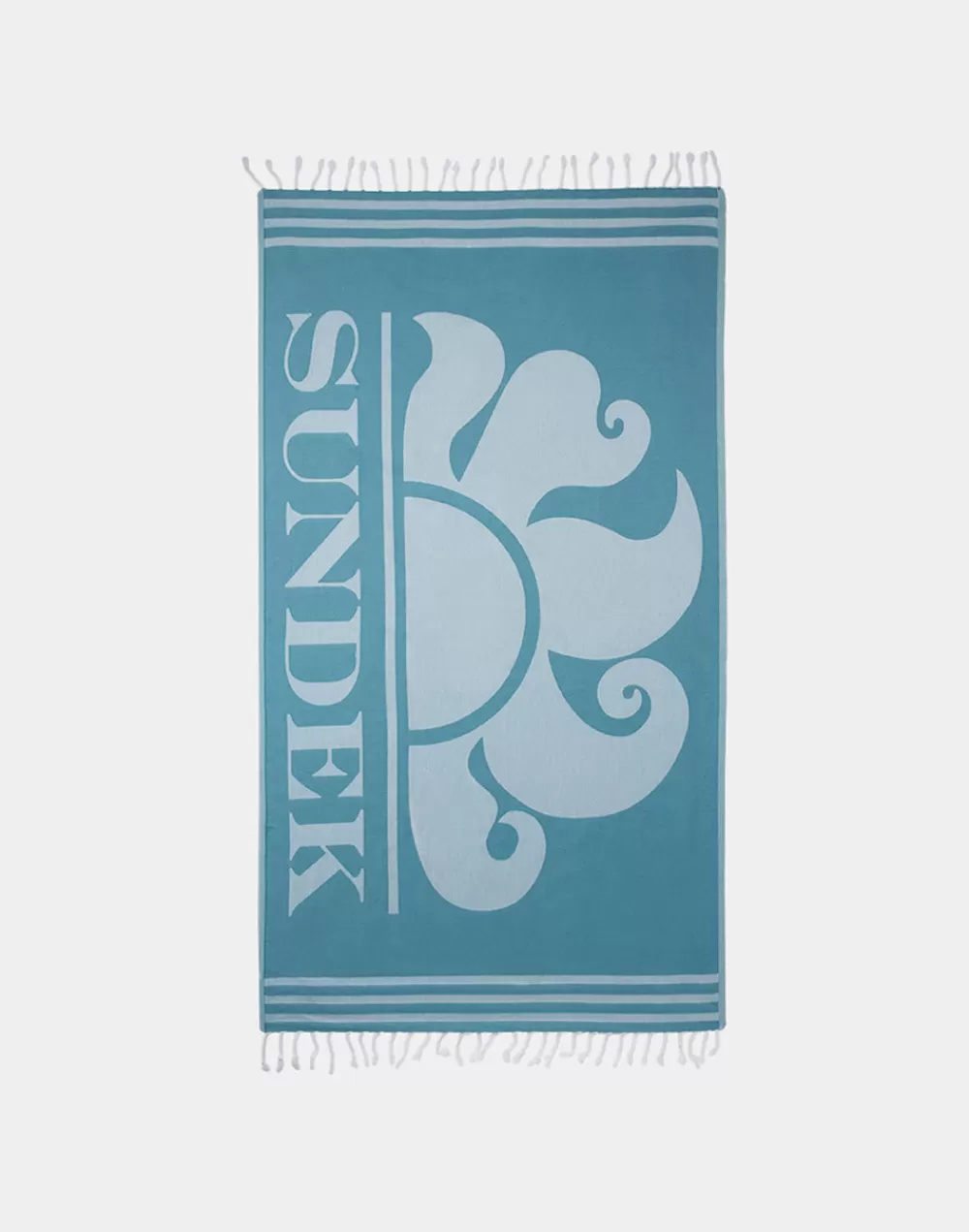 TELO MARE FOUTA JACQUARD CON LOGO*Sundek Cheap