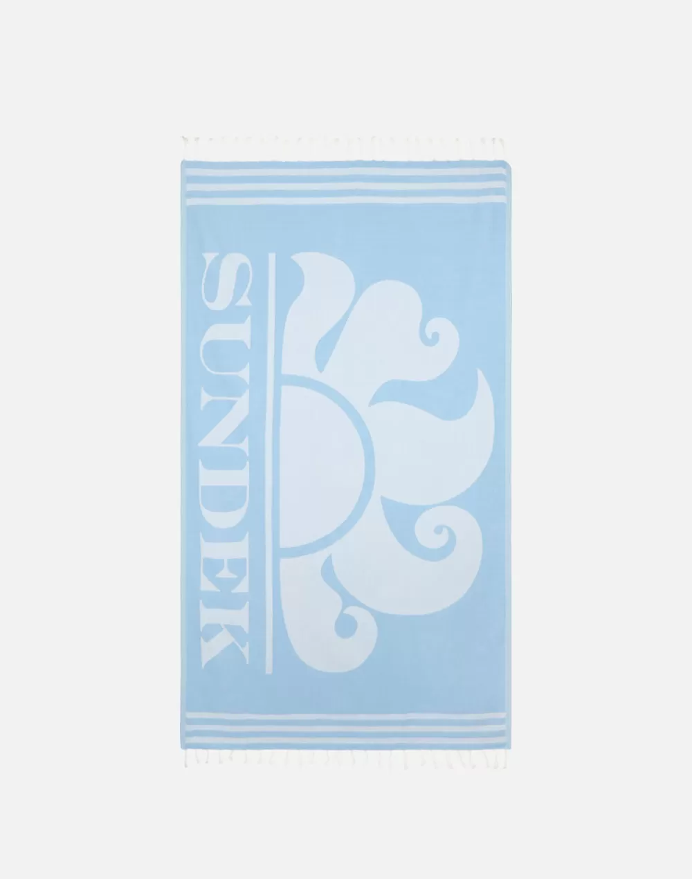 TELO MARE FOUTA JACQUARD CON LOGO*Sundek Fashion