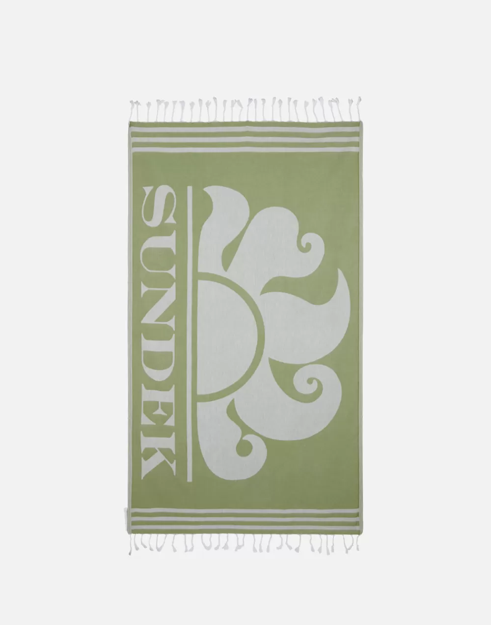 TELO MARE FOUTA JACQUARD CON LOGO*Sundek Flash Sale