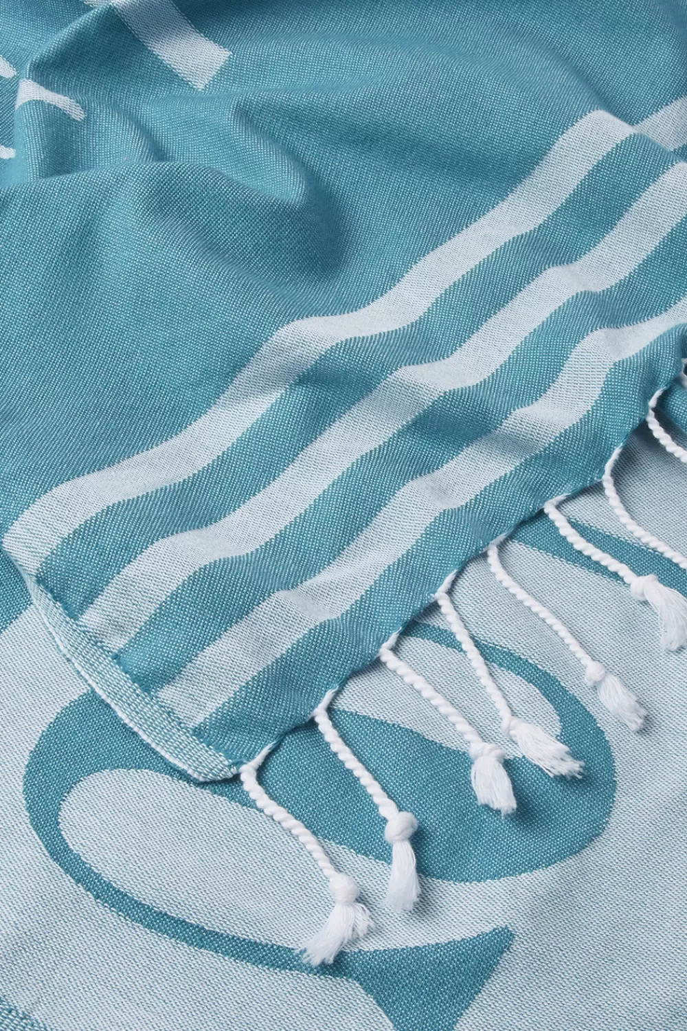 TELO MARE FOUTA JACQUARD CON LOGO*Sundek Cheap