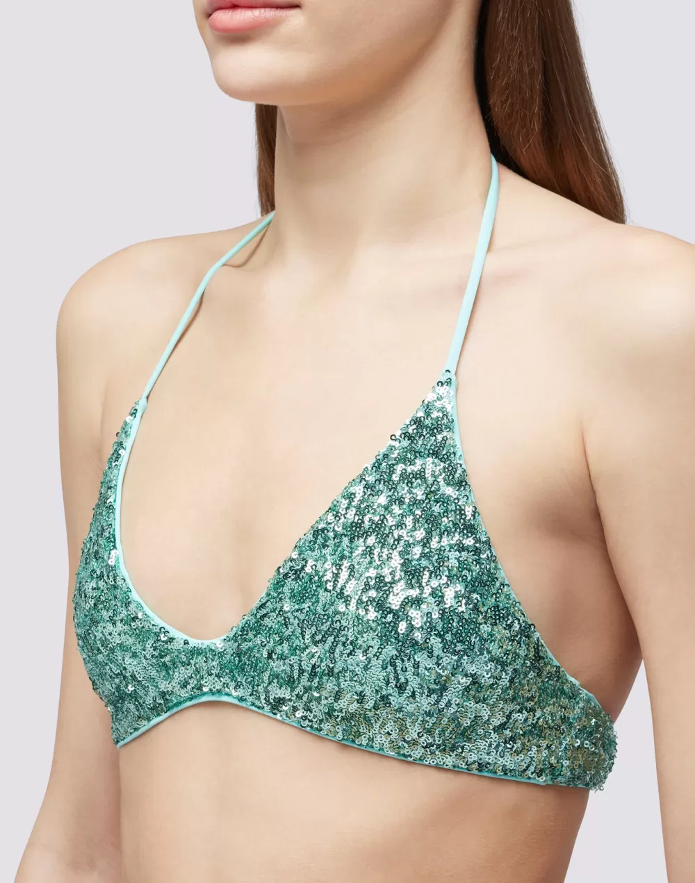 TRISSA - TOP BRALETTE CON PAILLETTES*Sundek Cheap