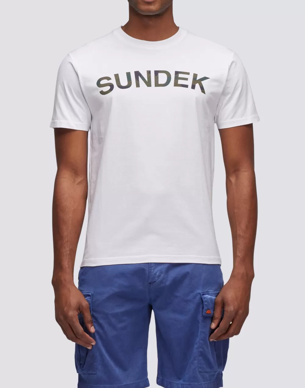 T-SHIRT CON STAMPA CAMOU*Sundek Best Sale