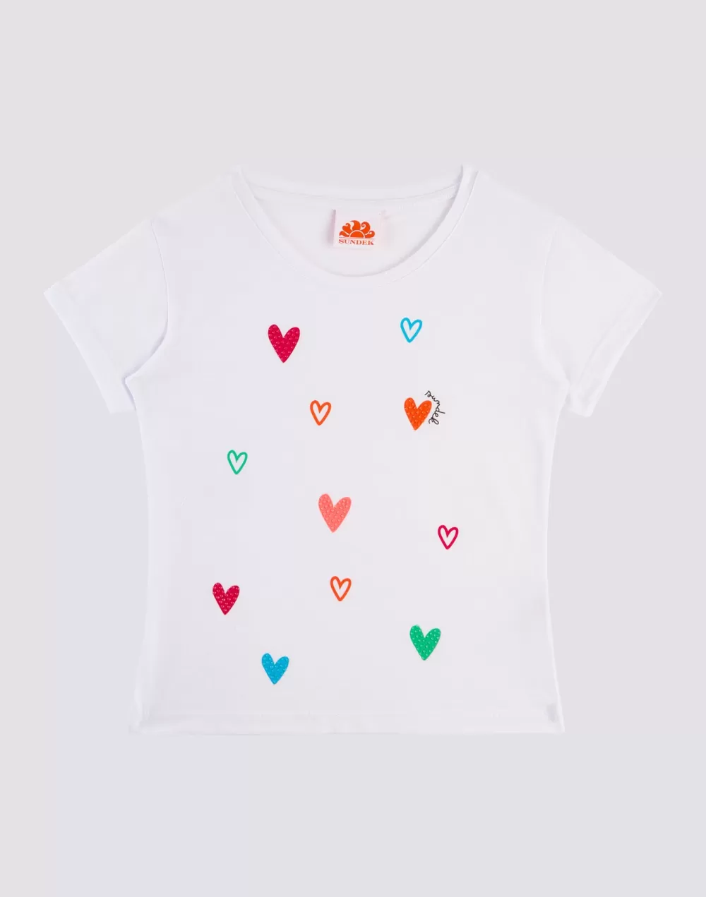 T-SHIRT CON STAMPA CUORI*Sundek Hot