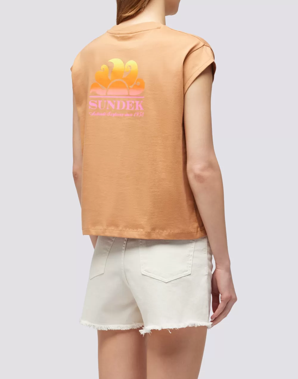 T-SHIRT CON STAMPA DEGRADÉ*Sundek Hot