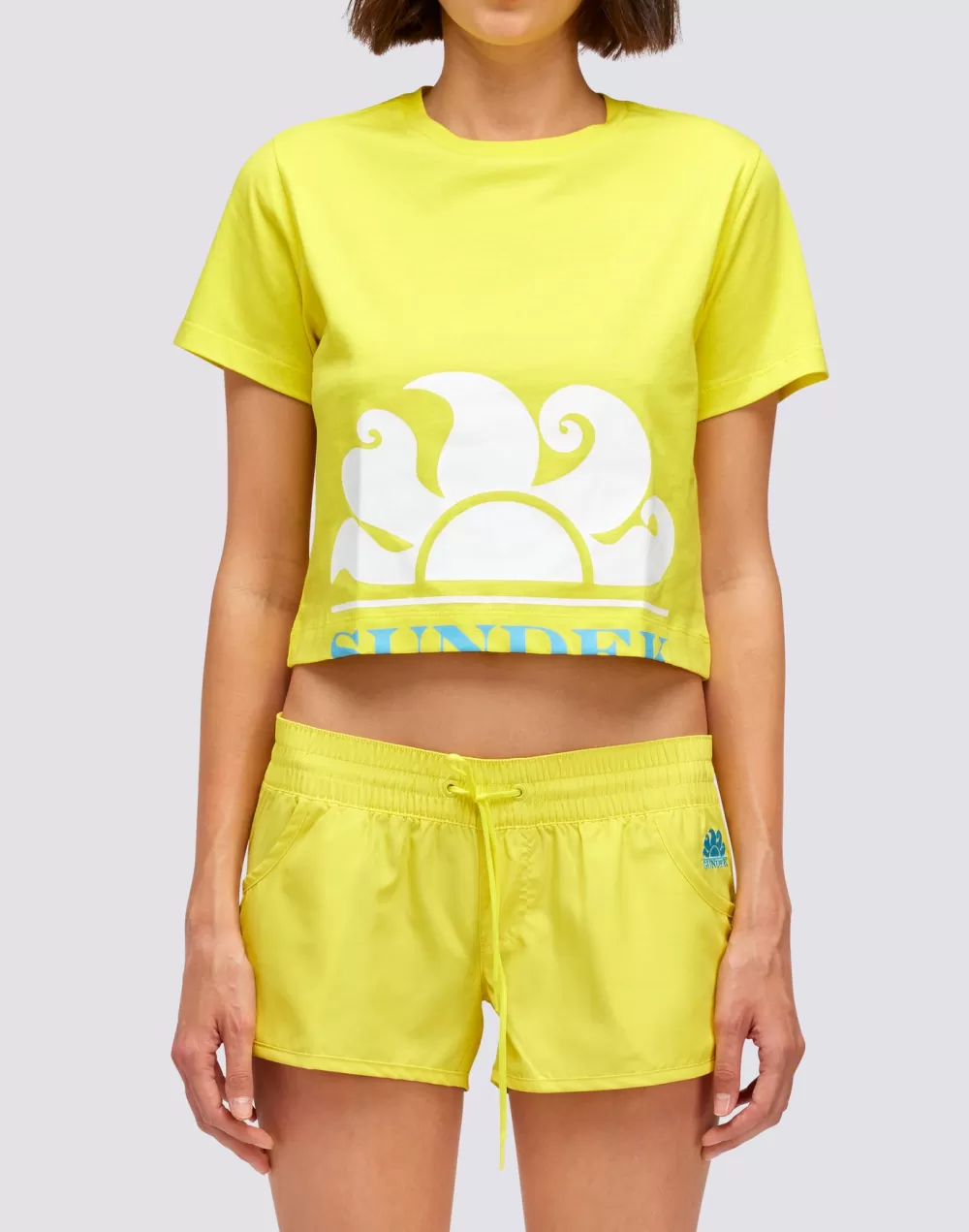 T-SHIRT CROP*Sundek Cheap