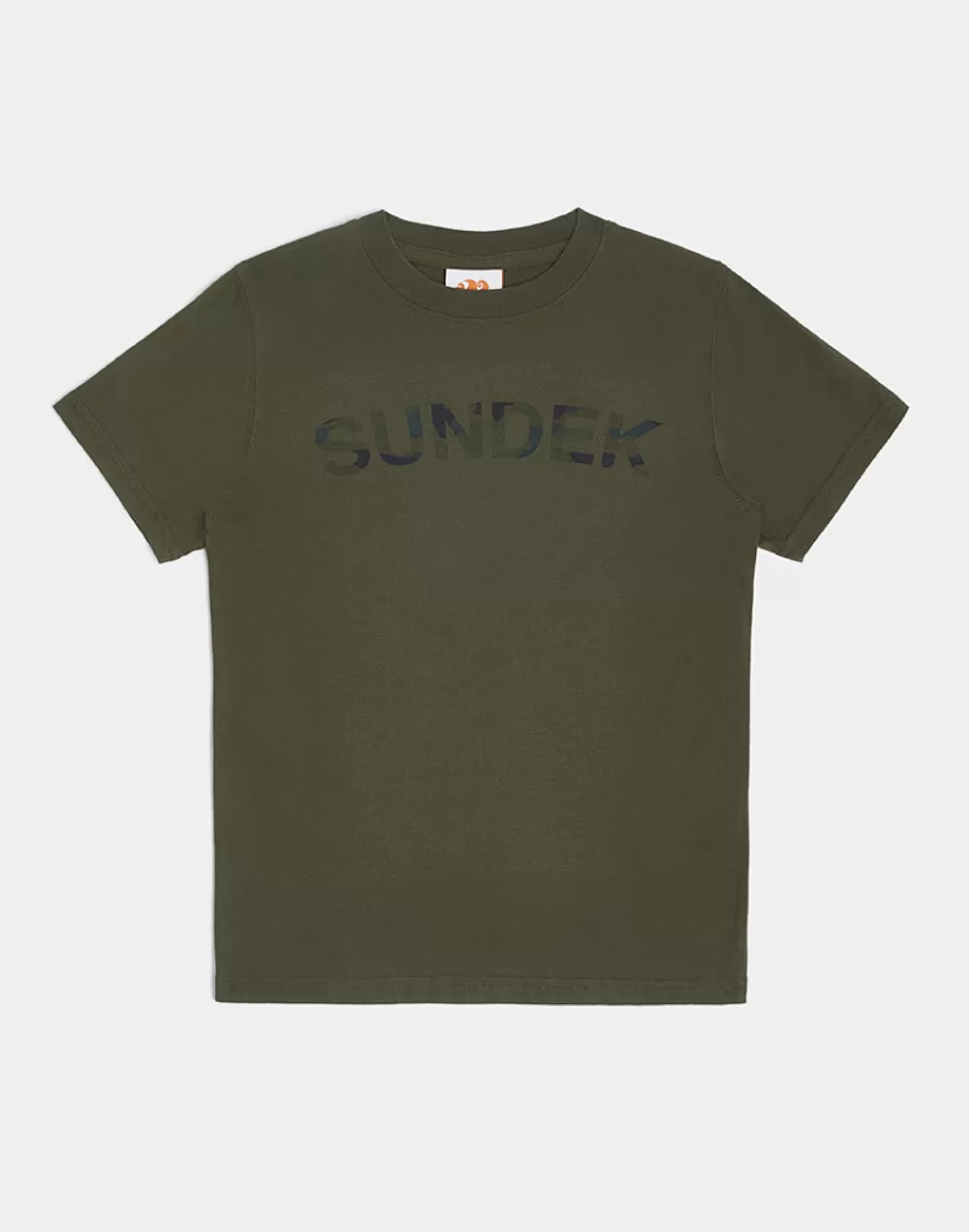 T-SHIRT GIROCOLLO CON LOGO STAMPA CAMOU*Sundek Sale