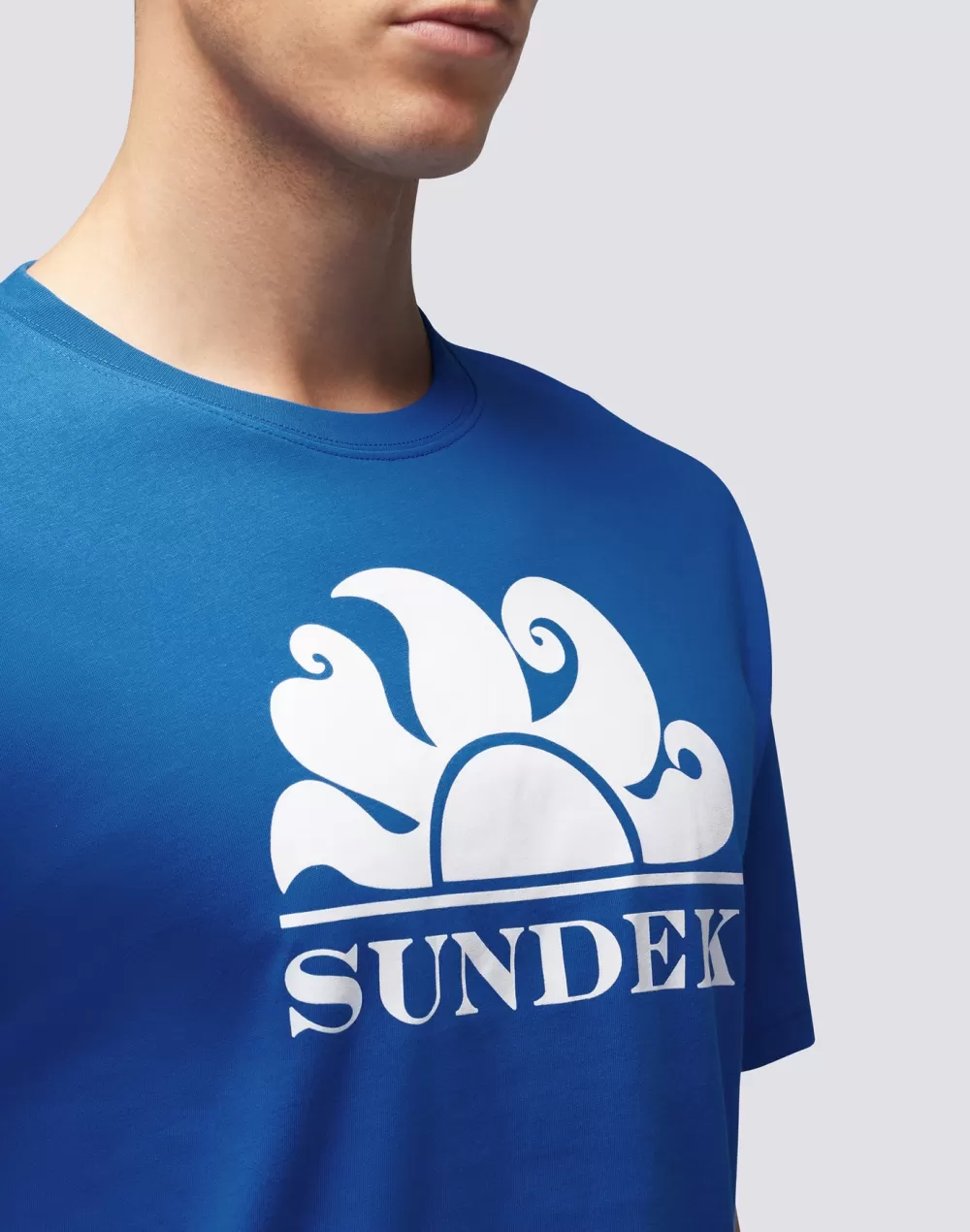 T-SHIRT GIROCOLLO CON STAMPA LOGO*Sundek Store