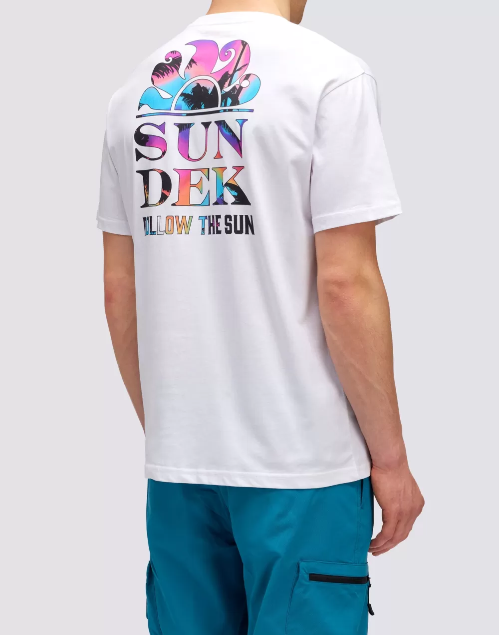 T-SHIRT STAMPA PALMS TRIP*Sundek Best Sale