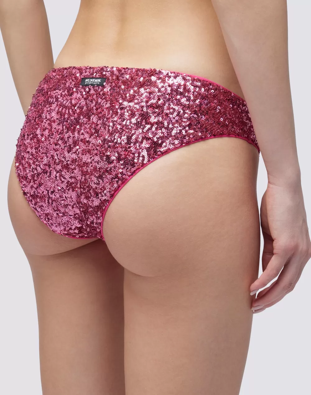 VEGA - SLIP CULOTTE CON PAILLETTES*Sundek Hot