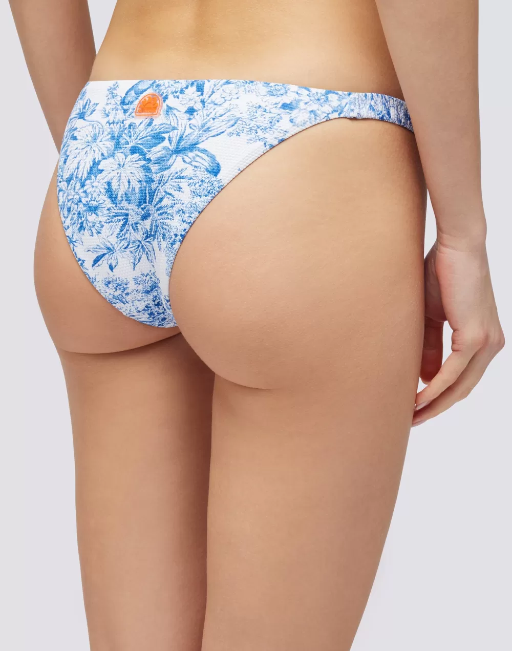 ZAFFIRO - SLIP A VITA FISSA TOILE DE JOUY*Sundek Hot